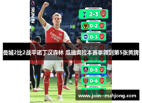 曼城2比2战平诺丁汉森林 瓜迪奥拉本赛季领到第5张黄牌 曼城2比2战平诺丁汉森林 瓜迪奥拉本赛季领到第5张黄牌